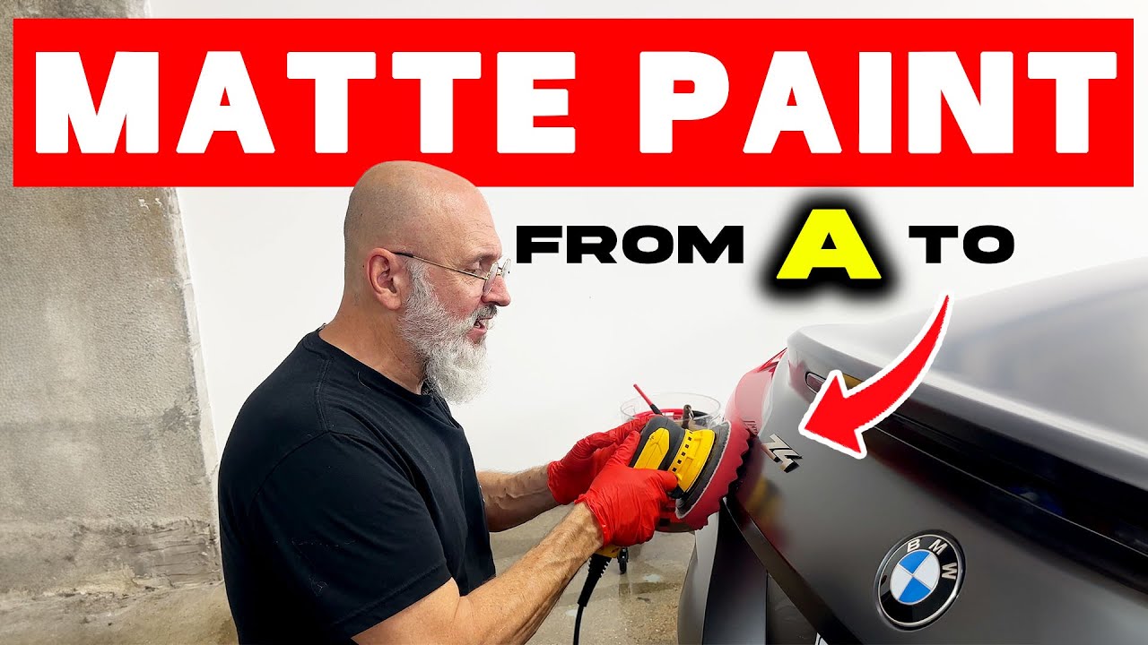 How to wash, polish and ceramic coat MATTE PAINT!