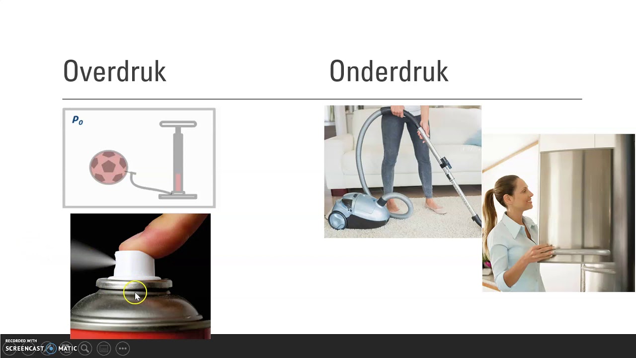 Overdruk en onderdruk