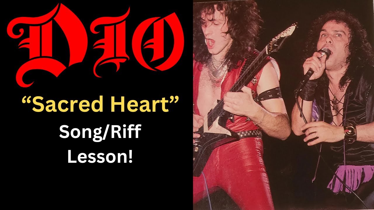 Dio Sacred Heart Guitar Riff Lesson