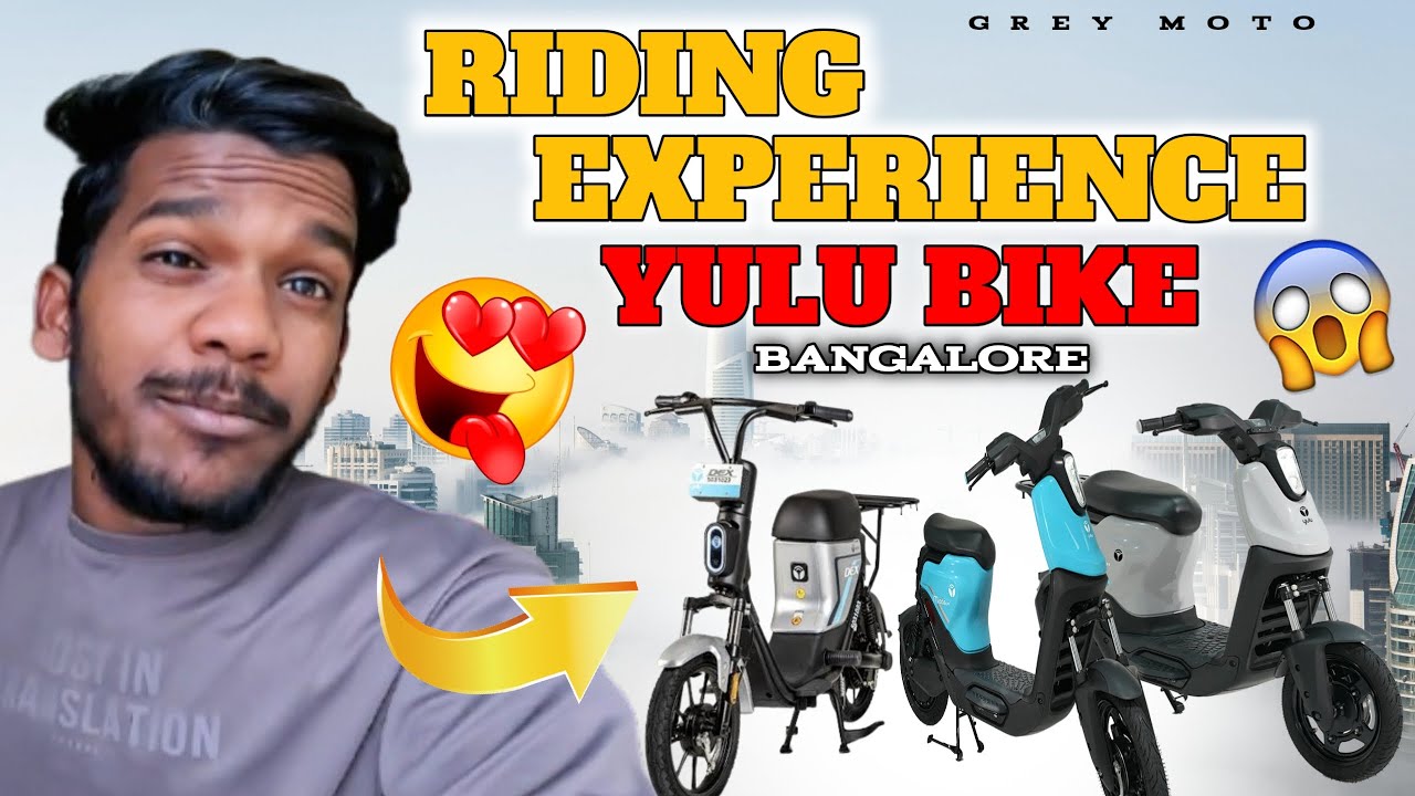 Riding experience 🤩 Yulu Bike 🛵 Bangalore 😱 | Grey moto ❤️