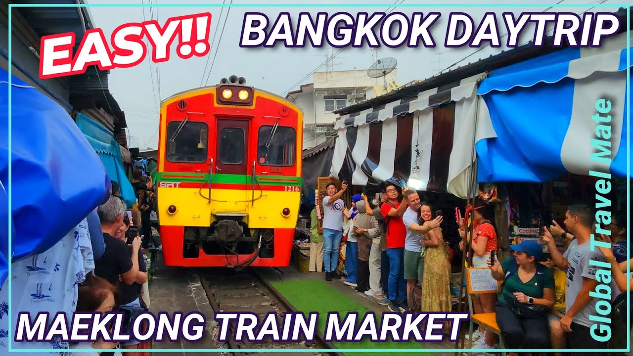 Maeklong Railway Train Market Thailand Is This The Coolest Market In The World?