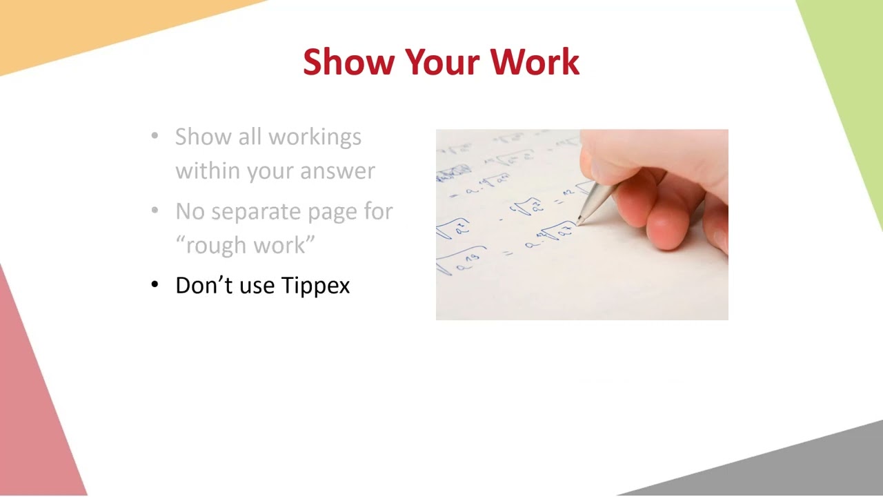 Exam Technique for Leaving Cert Maths 2023 - Part 5a