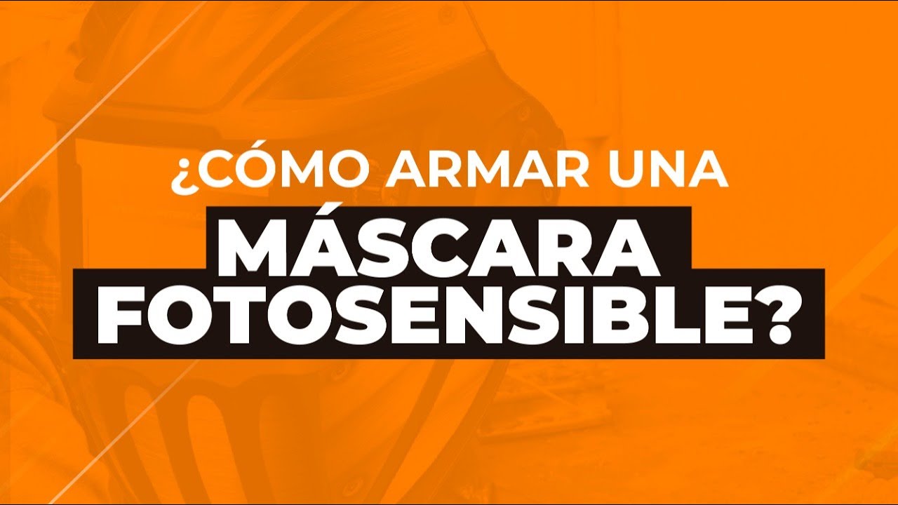 Tutorial: Cómo armar una máscara fotosensible