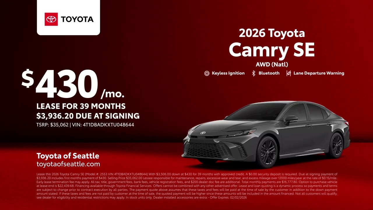 Toyota Camry 01/15/2026 6768829