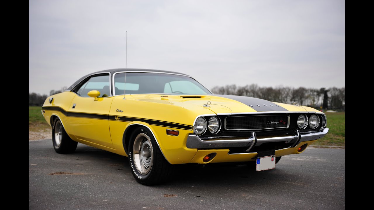 Dodge Challenger 1970 R/T 440 Magnum Engine Full restored - Very High-End V8 Sound!