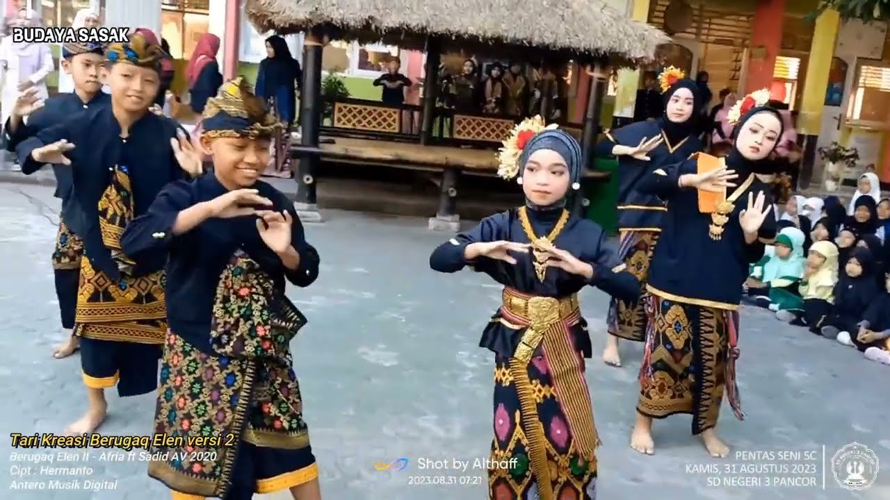 TARI TRADISIONAL LOMBOK BERUGAK ELEN VERSI 2 @sdn3pancor