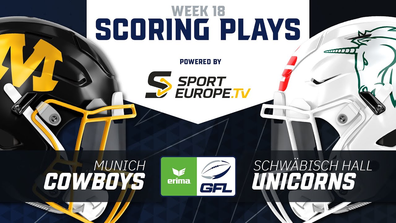Munich Cowboys vs. Schwäbisch Hall Unicorns | Highlights - ERIMA GFL | SDTV