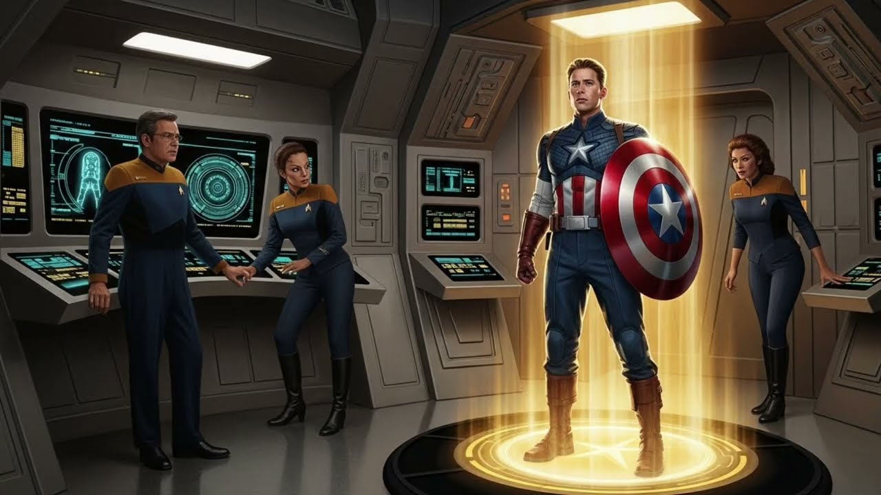 What If Captain America Entered the Star Trek Universe?