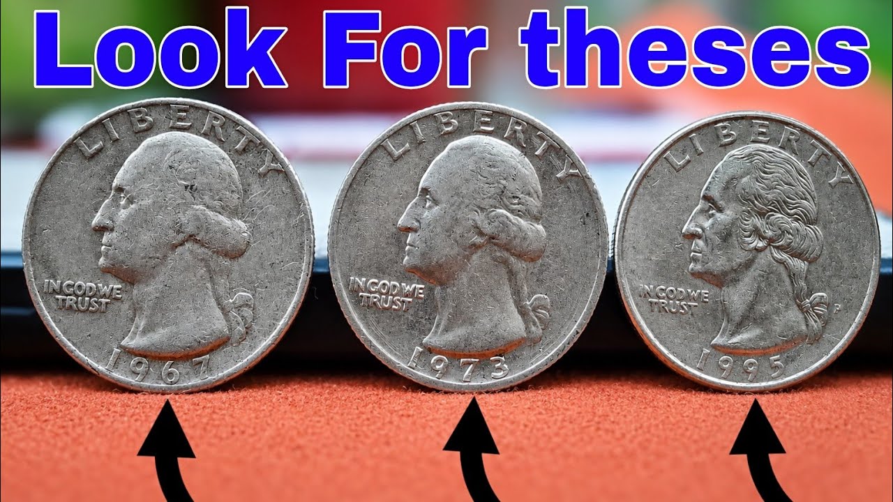 TOP 3 RARE Washington Quarters Worth BIG MONEY! 💰😱 Check Your 25&cent; Coins Before You Spend Them! 🪙