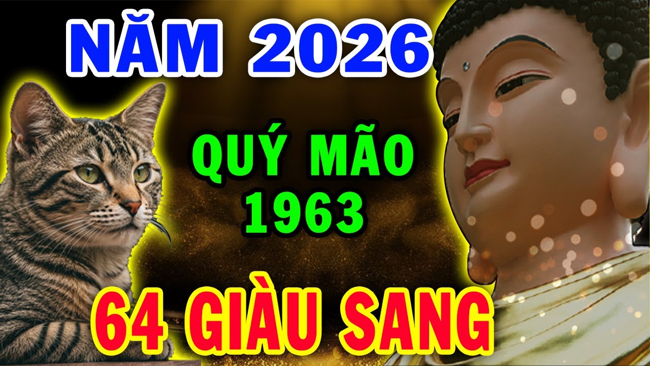 Tử Vi Tuổi Qúy Mão 1963 Năm 2026, Thần Tài Ban Lộc, Một Năm Giàu Sang, Tiền Chất Như Núi.