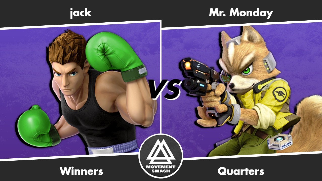 Movement Smash # 255: jack (Little Mac) vs Mr. Monday (Fox)