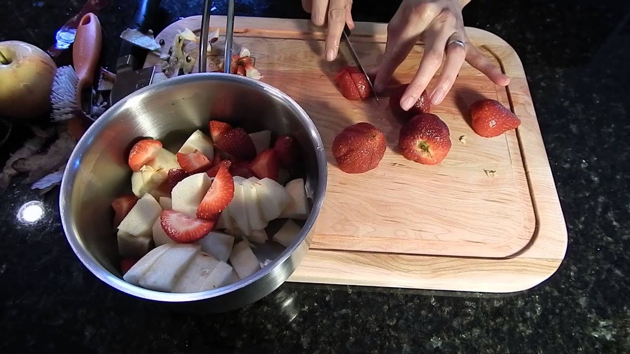 Apple Strawberry Banana Puree