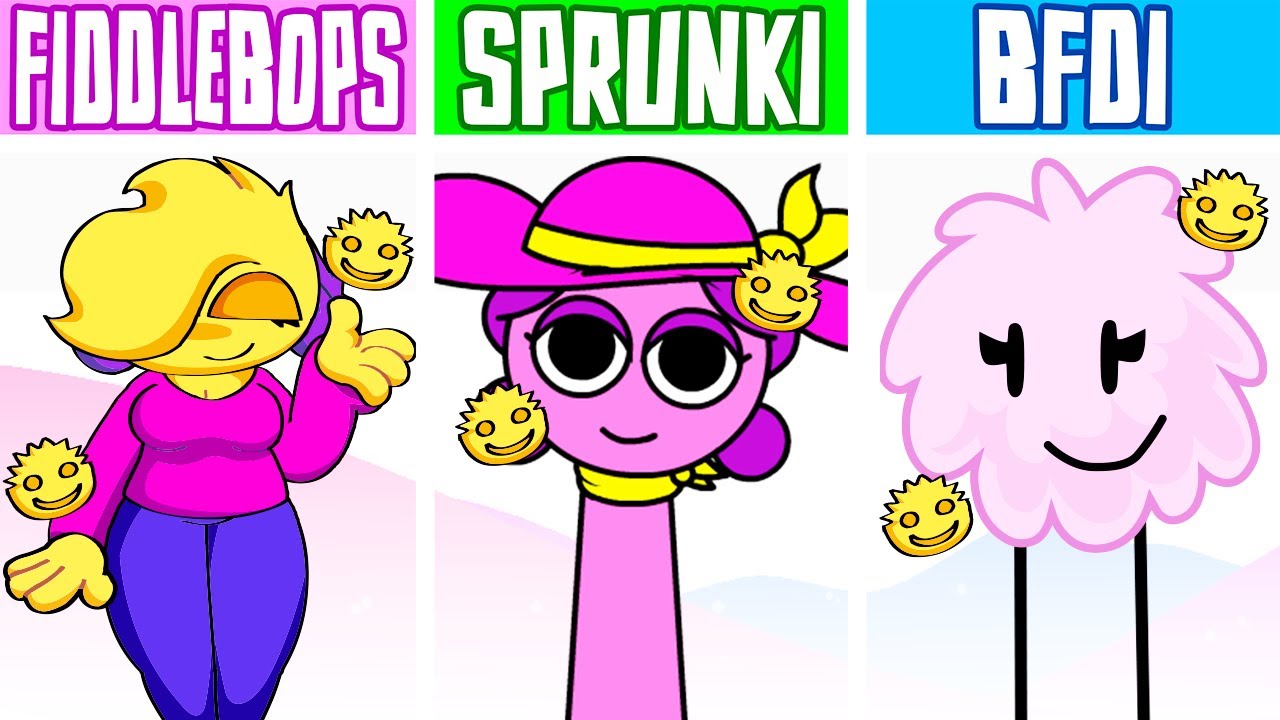 FiddleBops VS Fiddlesprunkis VS BFDI | Incredibox FiddleBops
