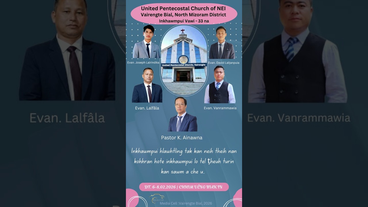 Vairengte Bial Conference Vawi 33-Na (Pathian ni Zan)