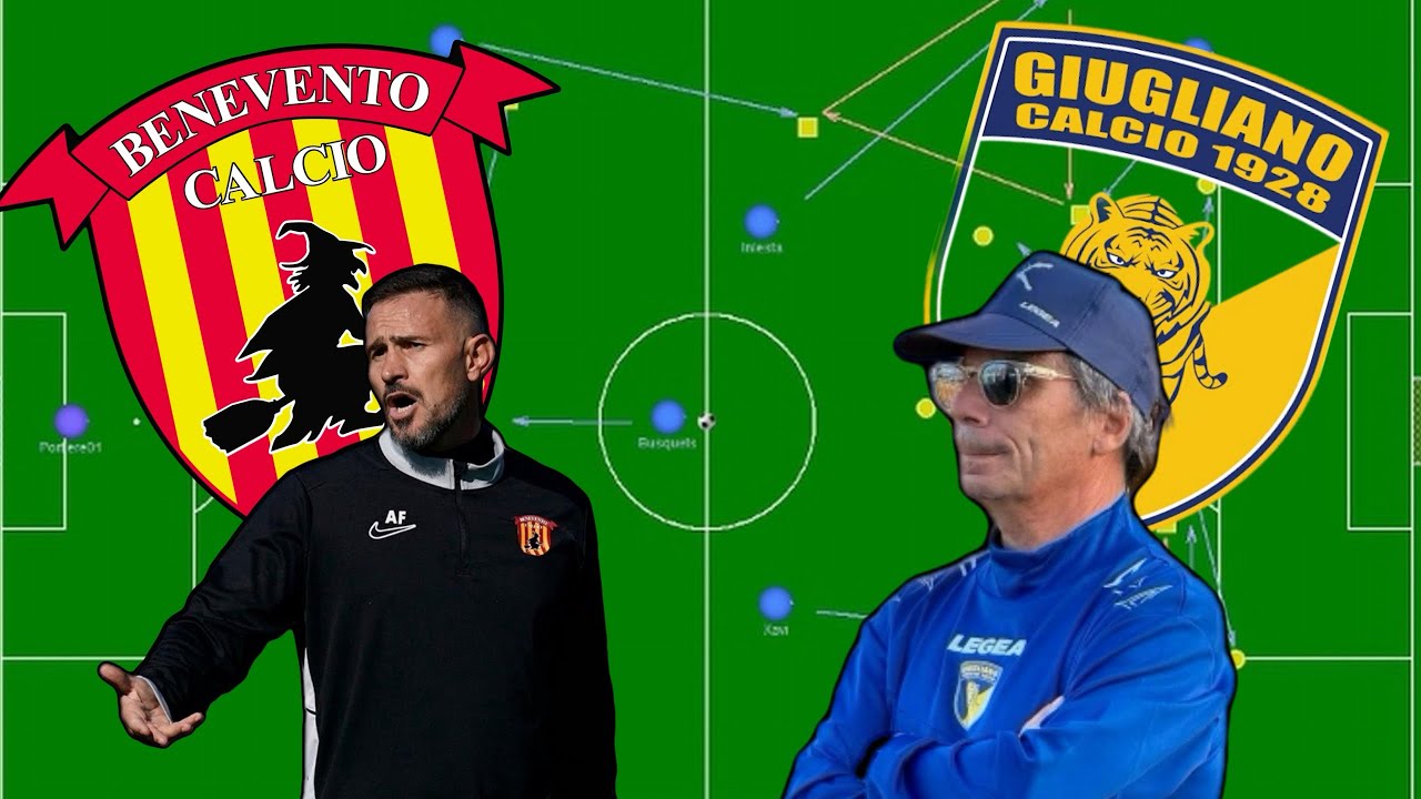 BENEVENTO VS GIUGLIANO 4-0  K.O. TECNICO PER MISTER CAPUANO 🧨💣❌