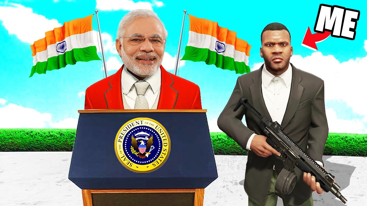 I Became THE PRESIDENT'S BODYGUARD in GTA 5!