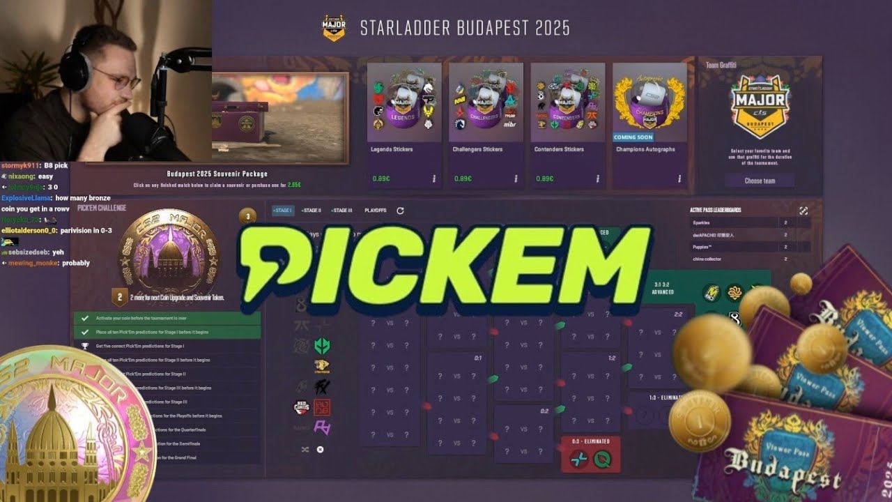 OhnePixel Budapest Major 2025 Pick&rsquo;Em