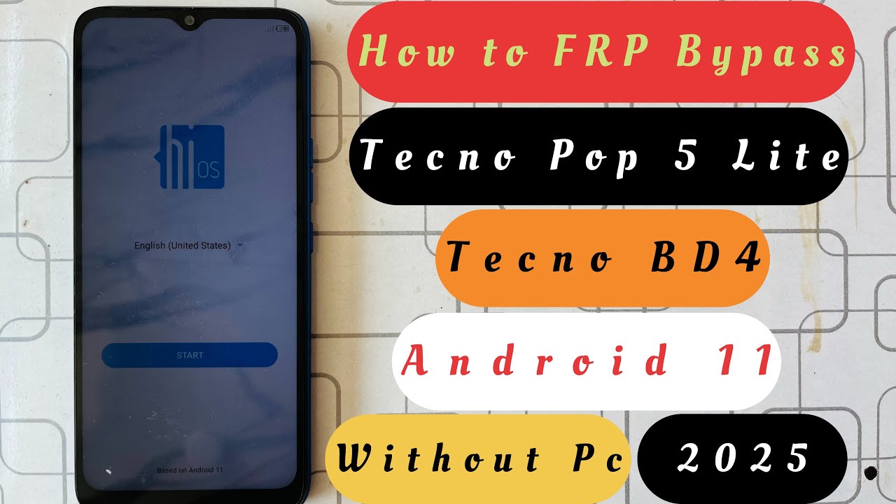 How To FRP Bypass Tecno Pop 5 Lite | Tecno BD4 FRP | Android 11,12 Without Pc | Latest Update 2025