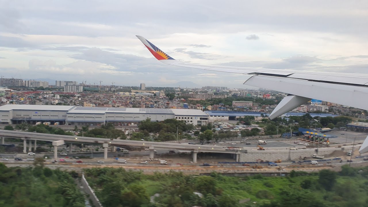 Landing At Ninoy Aquino International Airport  Runway 24.