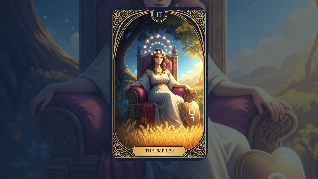 Tarot Series (The Empress) —🎧  1 Hour Lo-Fi for Intuition & Night Focus | ARCANA LOFI