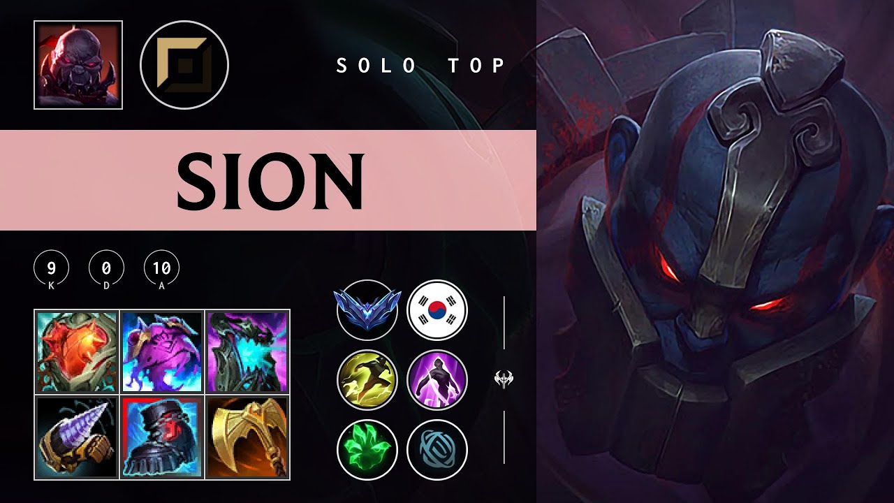 Sion Top vs Malphite - KR Diamond Patch 25.22
