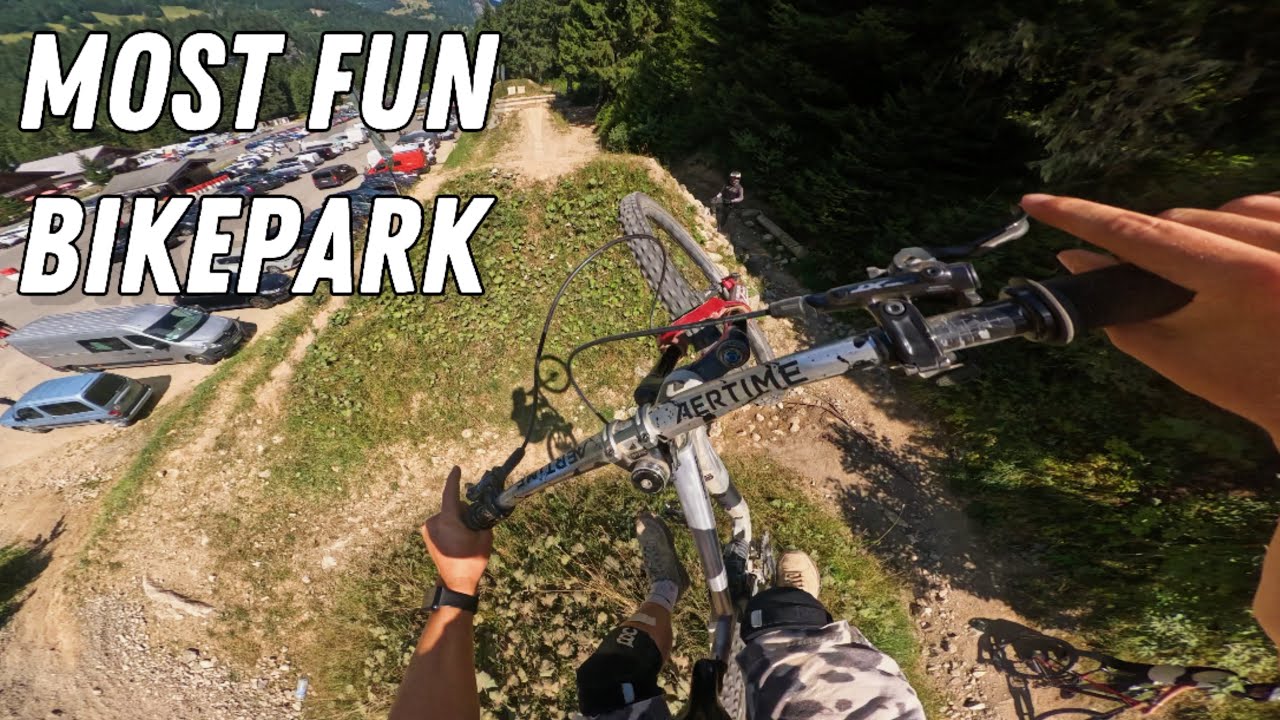 Mein erstes mal im Bikepark Chatel! l Sketchy and blind party laps
