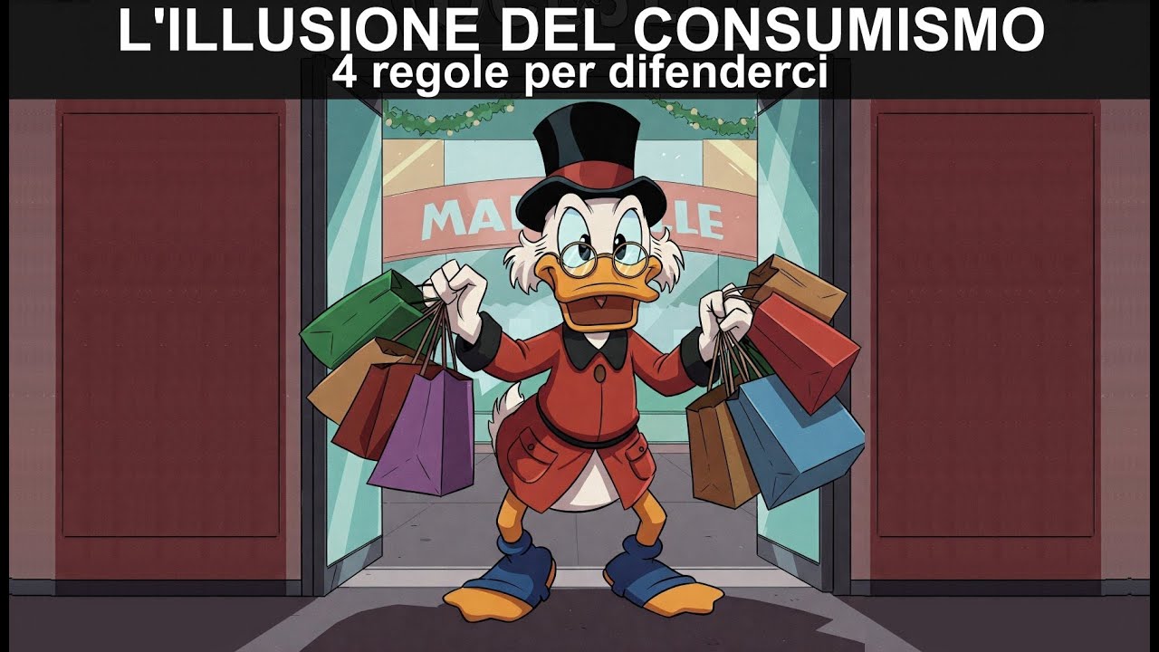 L'ILLUSIONE DEL CONSUMISMO : 4 regole per difenderci