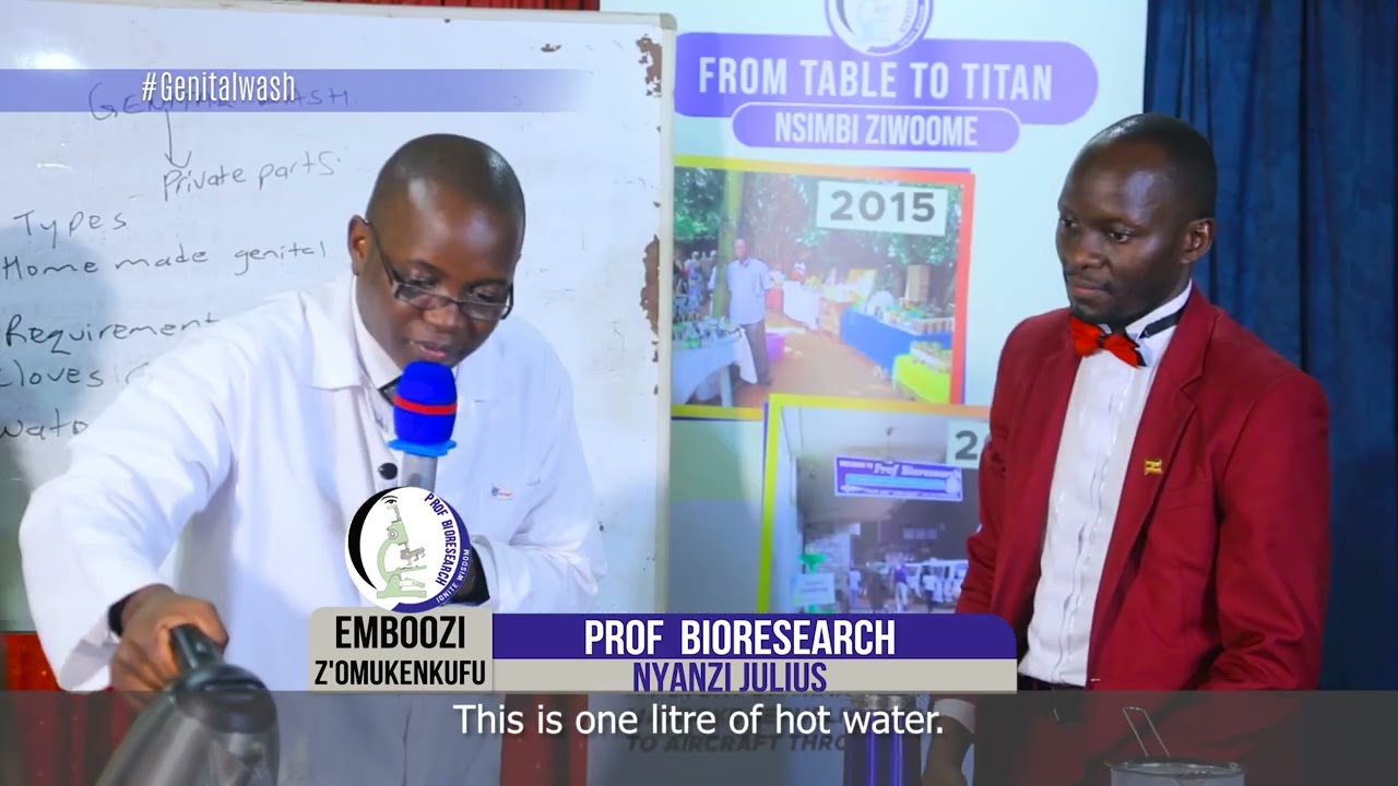 GENITAL WASH MAKING IN THE GREAT SUNDOWNER 5 & 6 2021 WITH OMUKENKUFU NYANZI JULIUS   SUBTITLED