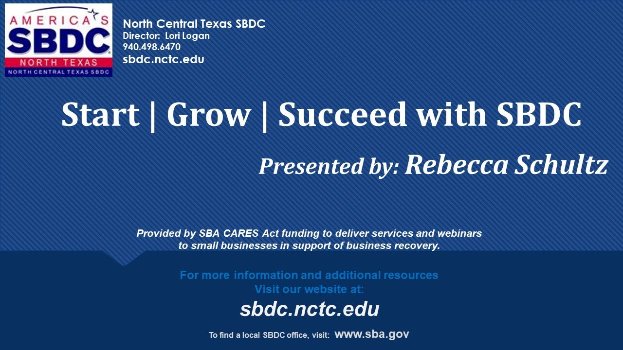 Start | Grow | Succeed With SBDC