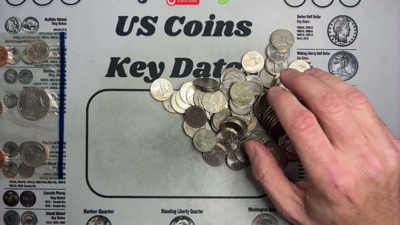 Edit of 🔴 1/20/26 Tuesday Night Coin Roll Hunt & Chat! No Rolls! $200 BAG of Nickels!