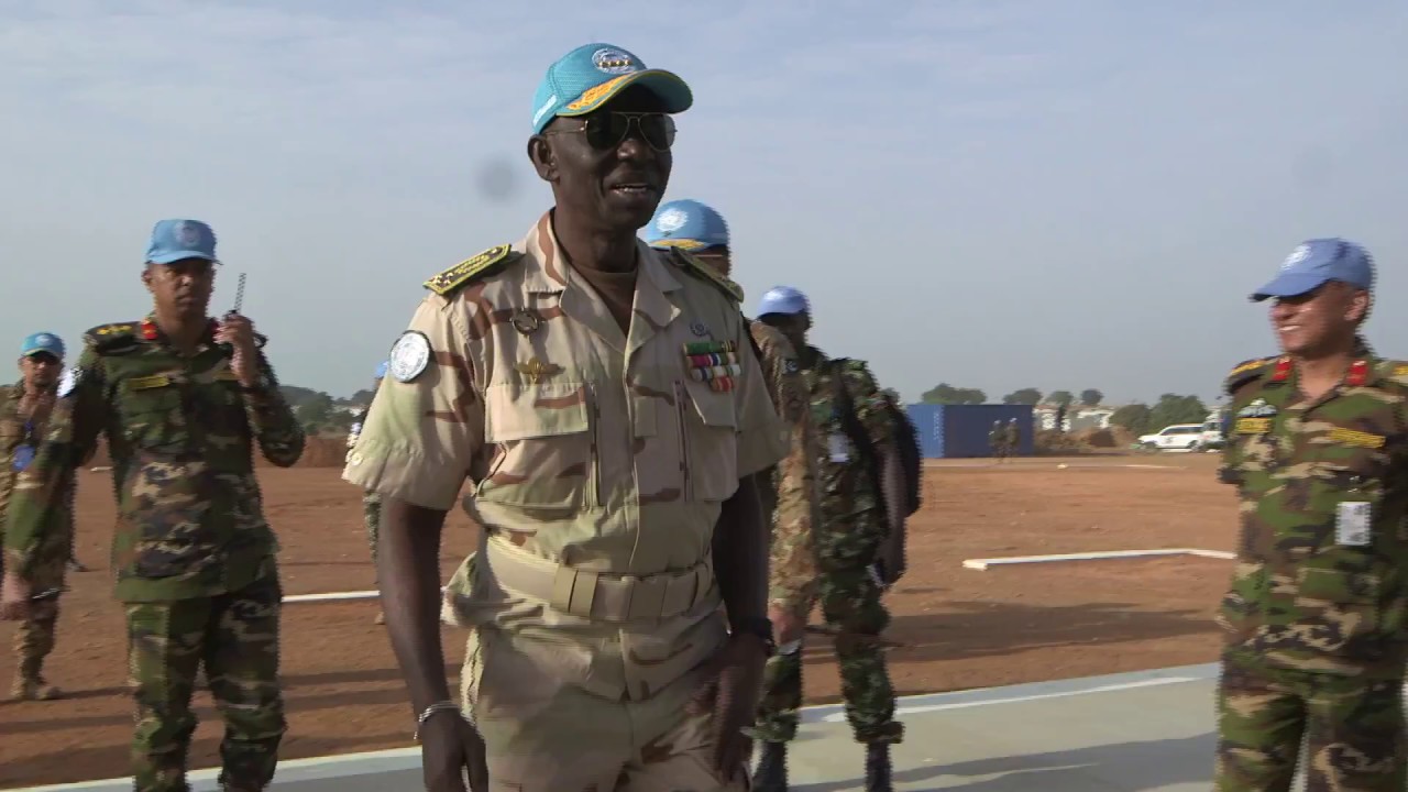 Le commandant de la Force se rend à Bocaranga