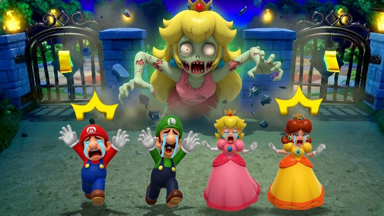 Super Mario Party Jamboree Minigames - Mario VS Luigi VS Peach VS Daisy (Master CPU)