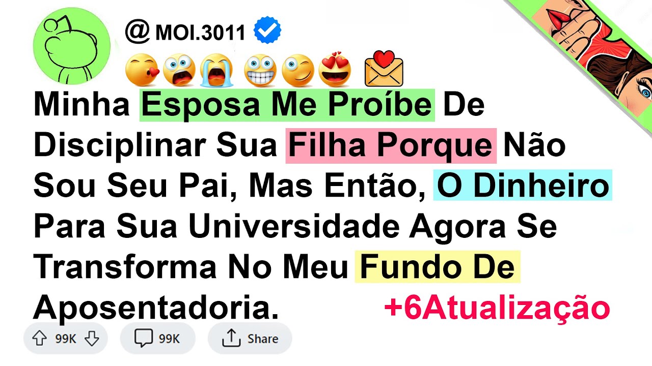 História1.Minha Esposa Me Proíbe De Disciplinar Sua Filha Porque Não Sou Seu Pai, Mas Então...