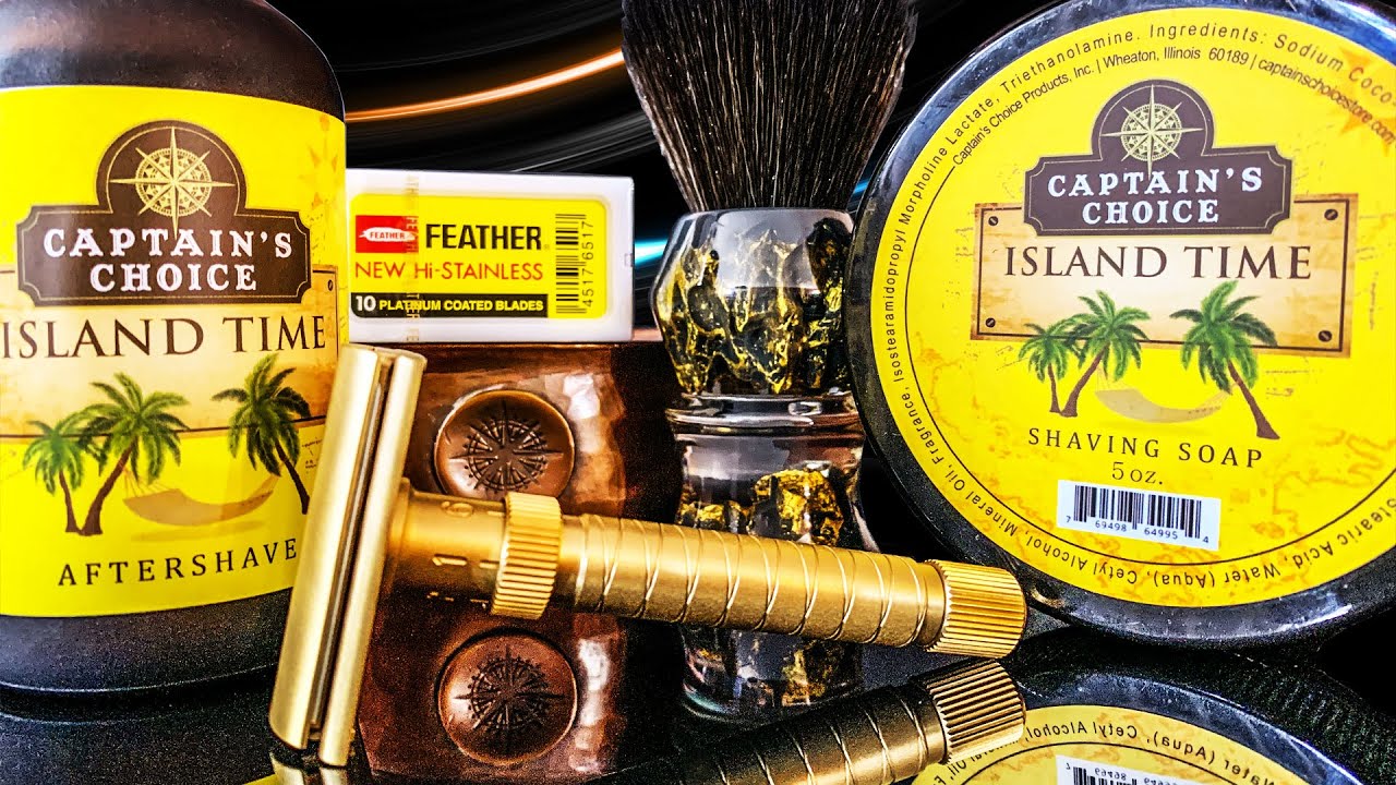 💈 Бритьё которое могло и не состояться! Бритва Yaqi Brass The Final Cut Captain's Choice Island Time