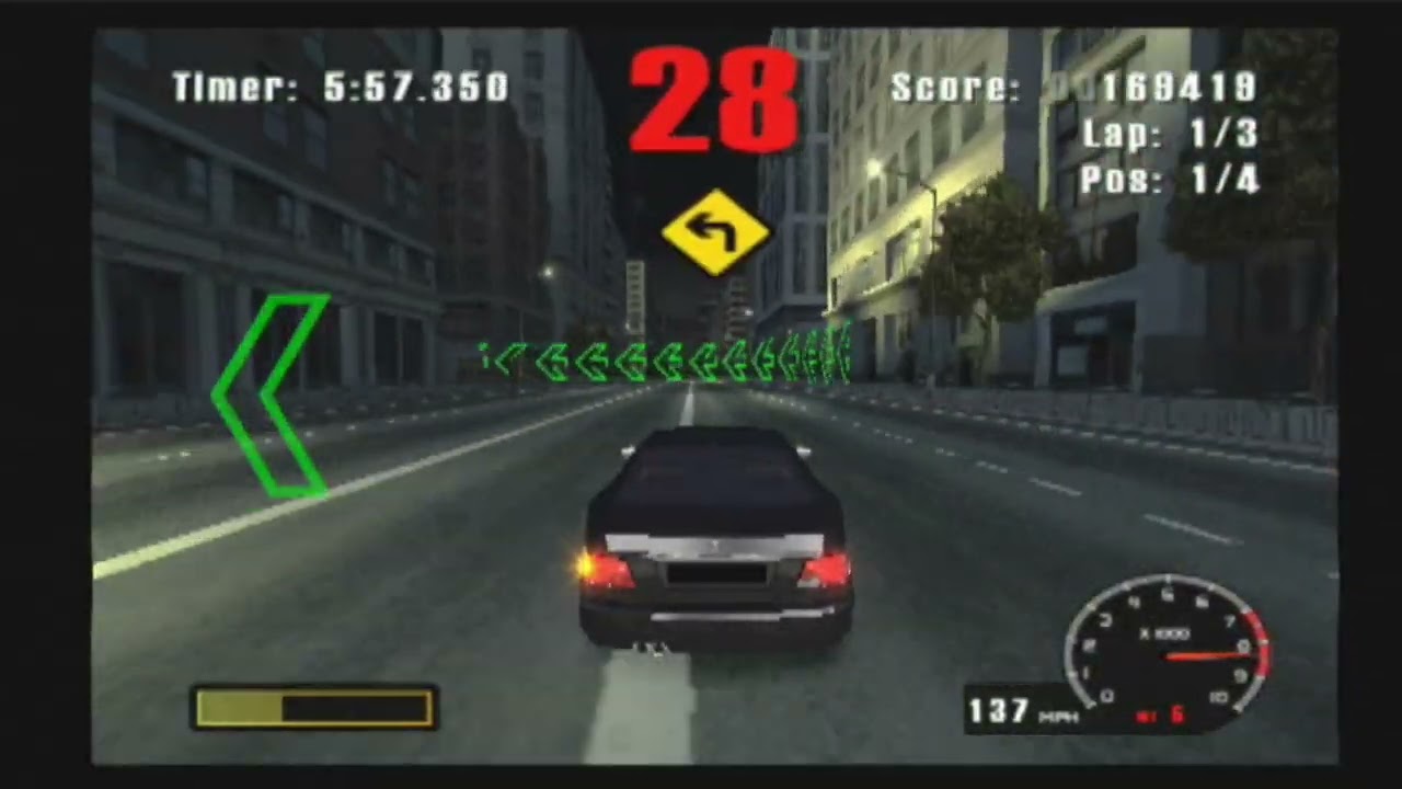 [Custom BGM] Burnout (PS2) - Saloon (MT Black): USA Marathon EX