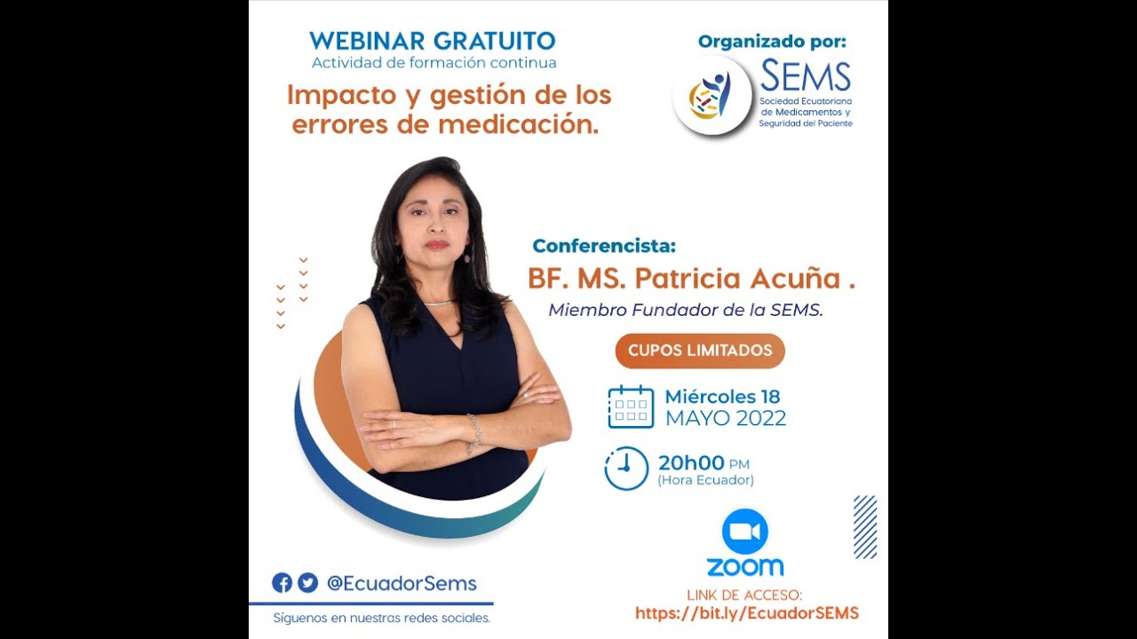 2022 SEMS ASEMS Errores de Medicación Patricia Acuña