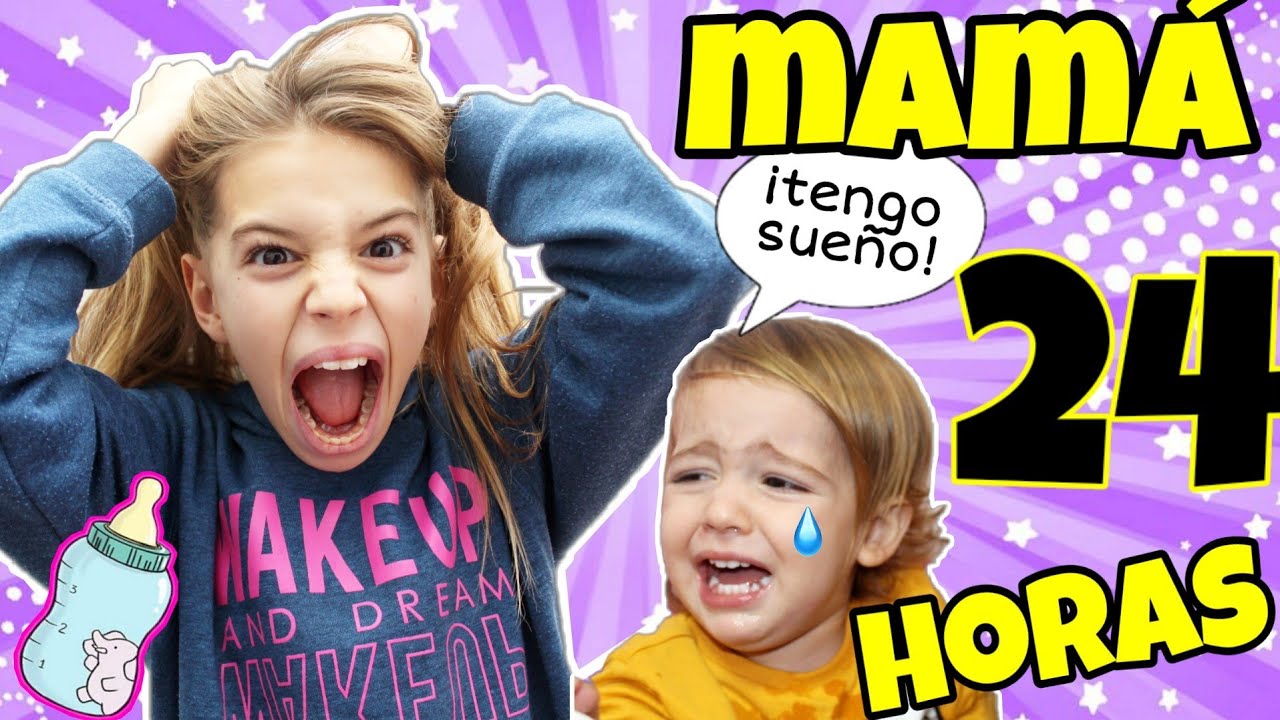 😲🍼24 HORAS SIENDO MAMÁ - AUXILIO!!! / El mundo de Indy