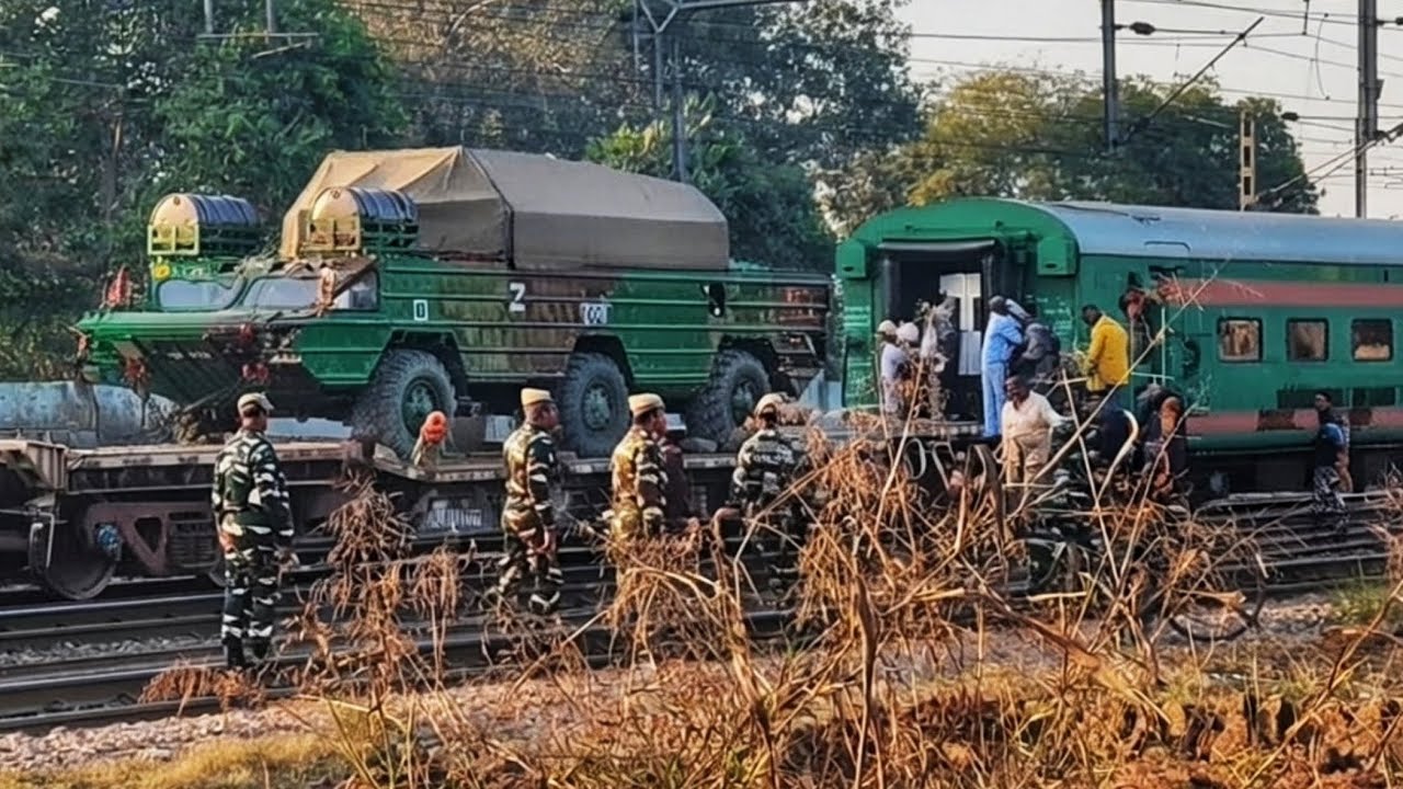 INDIAN GOODS TRAIN & ARMY TRAIN MILITARY || PASSENGER TRAIN MALGADI TRAIN 🚂 || INDIAN ARMY 🪖 ||