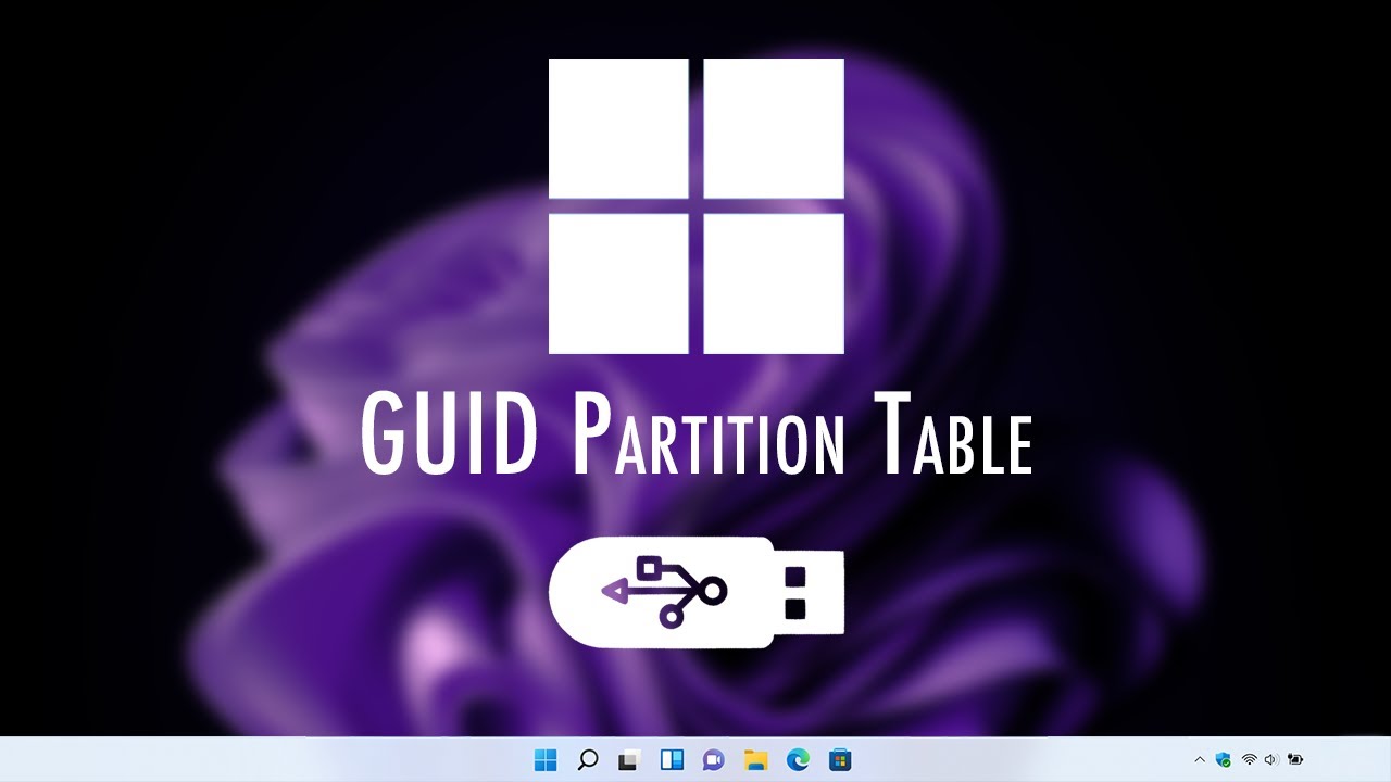 UEFI Computer တွေမှာ Windows တင်မယ်ဆိုရင် | GPT