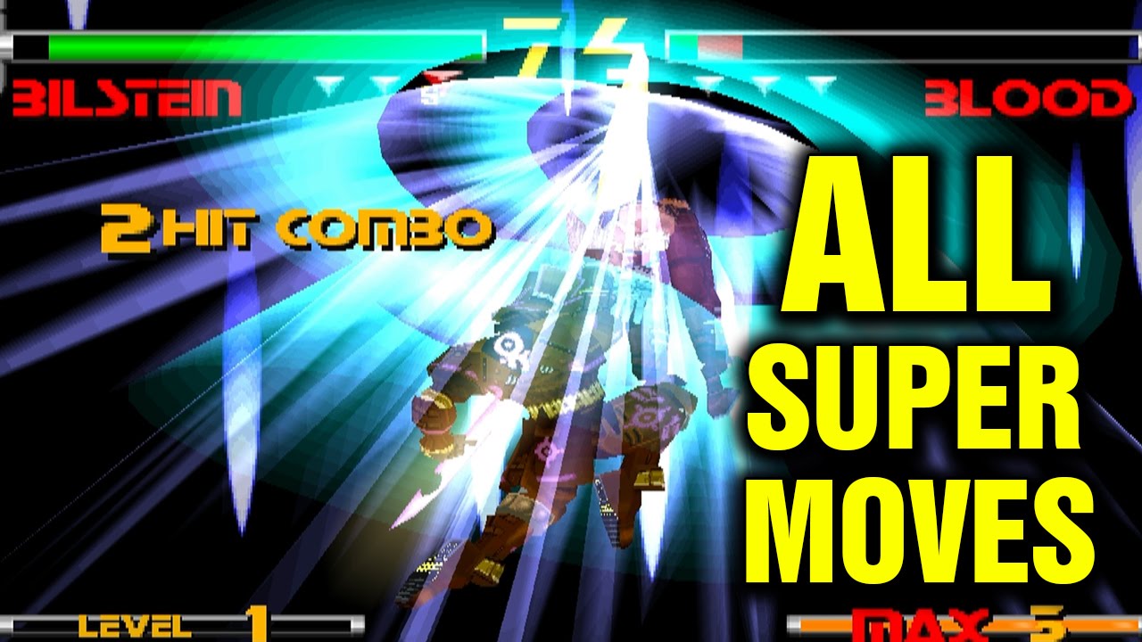 Star Gladiator 2 All Super Moves - Nightmare of Bilstein - Plasma Sword Arcade Version