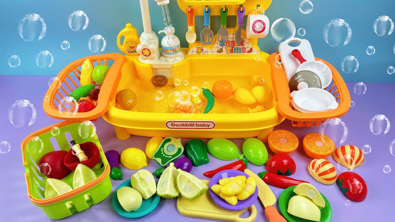 9-Minute Satisfaction with Unboxing Barbie Princess Sink Toy ASMR | Toy Review