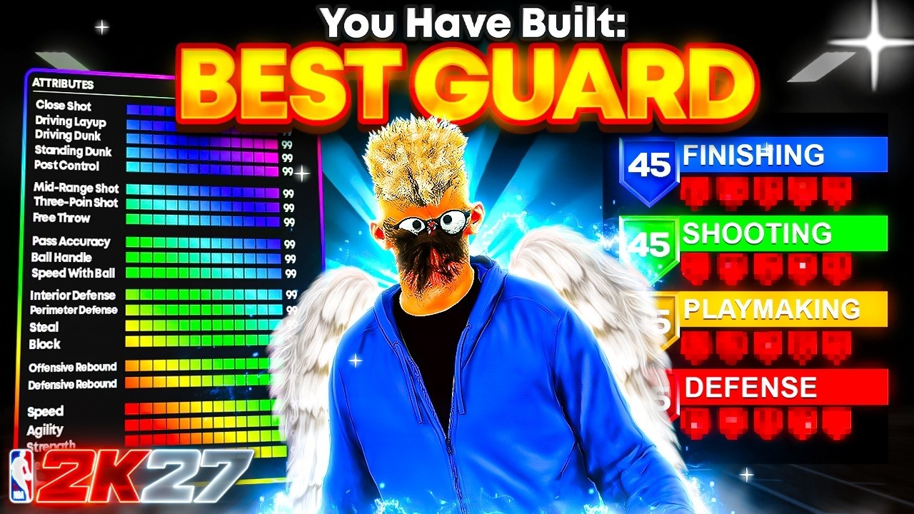 THE ONLY GUARD BUILD YOU NEED in NBA 2K27 - BEST ALL AROUND GUARD BUILD 2K27