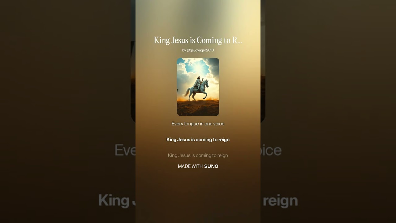 King Jesus is Coming to Reign