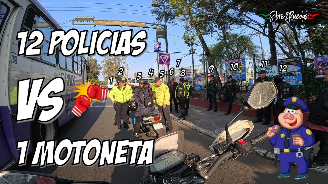 POLICIAS👮🏼&zwj;♀ Vs. Bikers 🛵 || ENCABR0N4 🤬 || MALOS Conductores -S2R-