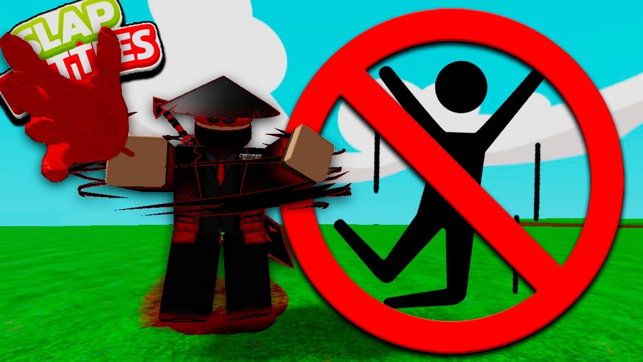 Получите задание «Совершить серию из 5 убийств БЕЗ ПРЫЖКОВ» в Slap Battles — Roblox
