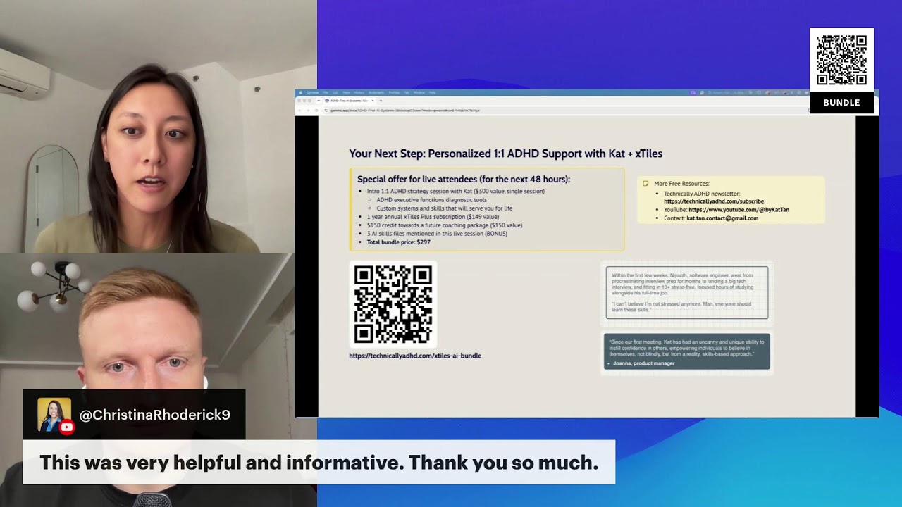 ADHD-Friendly AI Systems, Simplified: A Real ChatGPT & Claude + xTiles Workflow
