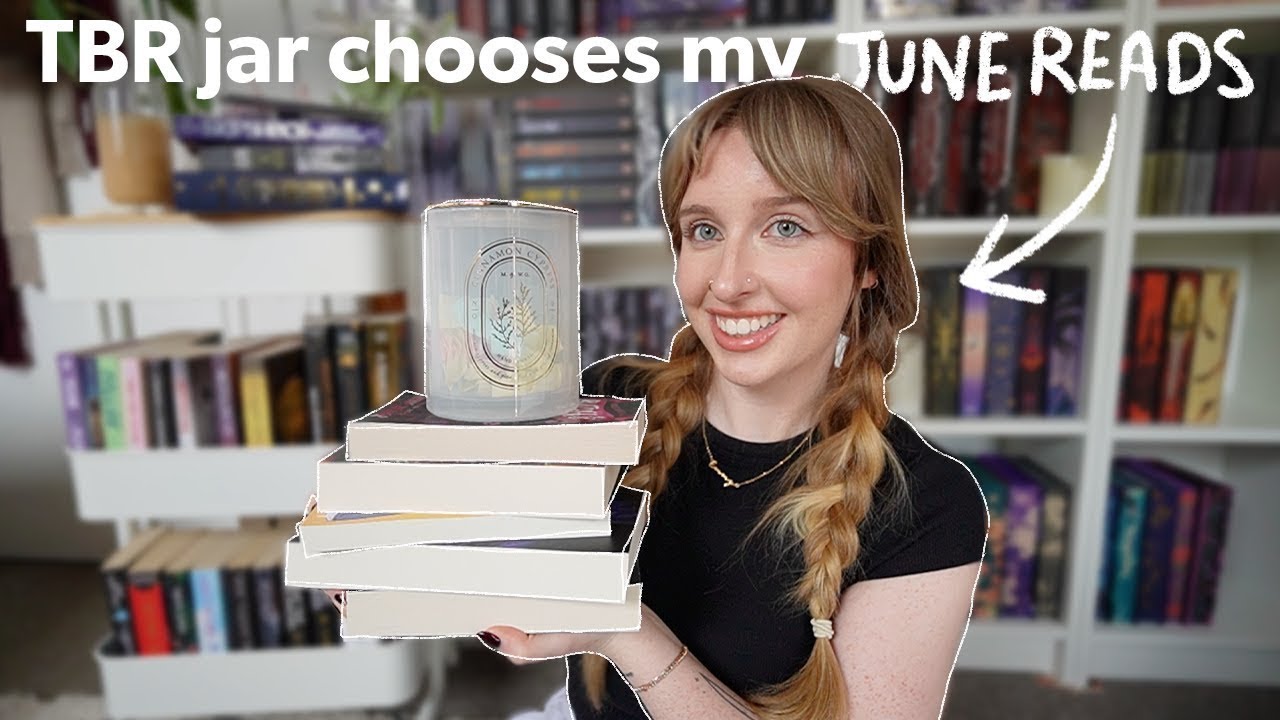 TBR prompt jar chooses my June reads! 🫙📚 June TBR 2025