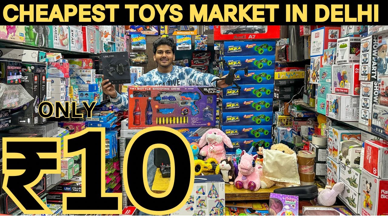 Starting From ₹10 | Wholesale Toys Market In Delhi | Drone, Rc Cars , Gadgets | Prateek Kumar