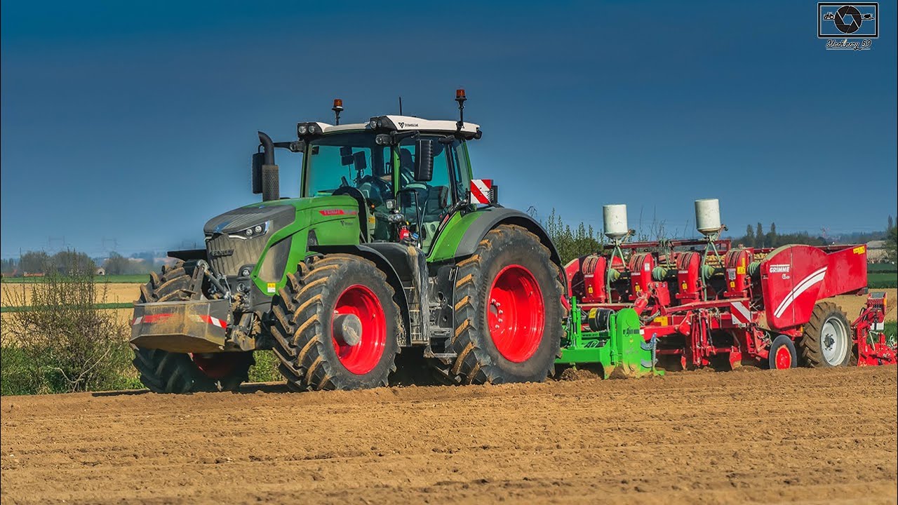 Plus de 1000 chevaux au plantation de PDT | x2 MF 8700 & Fendt 942