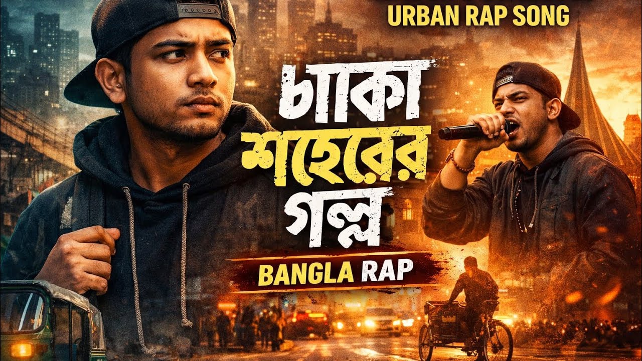 ঢাকা শহরের গল্প | Bangla Rap Song 2026 | Real Life Struggle | Urban Hip Hop